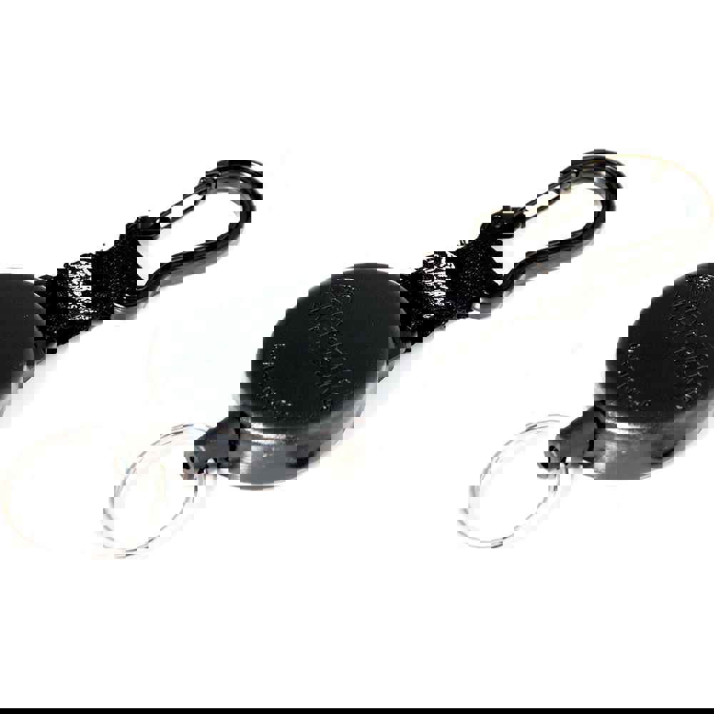 Key Control; Type: Retractable Key Chain ; Number of Keys: 15 ; Color: Black ; Width (Inch): 1